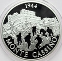 Wielkie Bitwy Polaków Monte Cassino SREBRO Ag 925