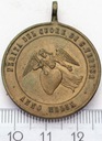 Włochy 1882 medalion Święta Teresa