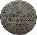 Zabór Pruski 1 grosz 1816