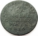 Zabór pruski 3 gr grosz 1816
