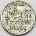 WMG Wolne Miasto Gdańsk 1 Gulden 1923