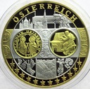 Wspólna Waluta Euro Austria, SREBRO Ag999 18g 40mm