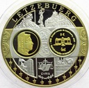 Wspólna Waluta Euro Luksemburg, SREBRO Ag999, 40mm