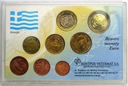 Zestaw od 1 Eurocent do 2 Euro Grecja