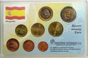 Zestaw od 1 Eurocent do 2 Euro Hiszpania