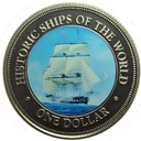 Wyspy Cooka 1 Dolar 2003 Historyczne Statki (1)
