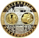 Wspólna Waluta Euro Austria, SREBRO Ag999 18g 40mm