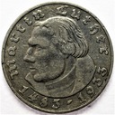 Niemcy 2 Marki Reichsmark Martin Luther 1933