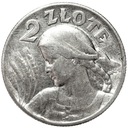 2 zł złoty 1925 Kobieta i kłosy, żniwiarka (2)