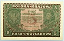 1919 5 Pięć Marek Polskich II Serja BK