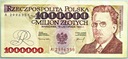 1993 1000000 zł złotych Reymont, seria A