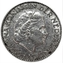 Holandia 1 Gulden 1956 SREBRO