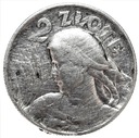 2 zł złote 1925 Kobieta i kłosy, żniwiarka