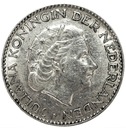 Holandia 1 Gulden 1954 SREBRO