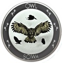 1 Dollar 2015 Symbole Przyrody Sowa