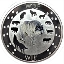 1 Dollar 2015 Symbole Przyrody Wilk