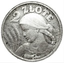2 zł złote 1924 Kobieta i kłosy żniwiarka RZADKA