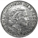 Holandia 1 Gulden 1954 SREBRO