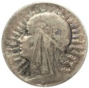 5 zł złotych 1933 Głowa kobiety Polonia SREBRO