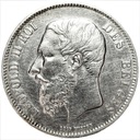 5 Franków 1869 Belgia Leopold II