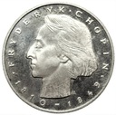 50 zł złotych 1974 Fryderyk Chopin SREBRO