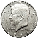 USA 1/2 Dolara Half Dollar 1966 Kennedy SREBRO