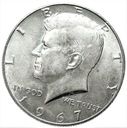 USA 1/2 Dolara Half Dollar 1967 Kennedy SREBRO