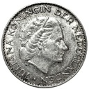 Holandia 1 Gulden 1958 SREBRO