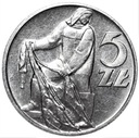 5 zł, pięć złotych z Rybakiem 1960 Rybak
