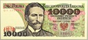 1988 10000 zł złotych Wyspiański, seria DT