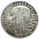 5 zł złotych 1933 Głowa kobiety Polonia SREBRO