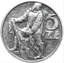 5 zł, pięć złotych z Rybakiem 1971 Rybak