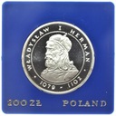 200 zł złotych 1981 Władysław I Herman SREBRO