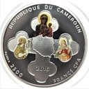 Cameroun 2500 Franków 2016 Wizyta Jana Pawła II