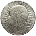 5 zł złotych 1933 Głowa kobiety Polonia SREBRO