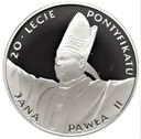 10 zł, złotych 1998 Jan Paweł II Pontyfikat