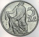 5 zł pięć złotych z Rybakiem 1959 Rybak