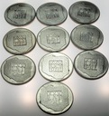 LOT 10 x 200 zł 1974 XXX lat PRL INWESTYCJA SREBRO