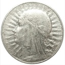 10 zł złotych 1932 Głowa kobiety Polonia SREBRO