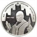 10 zł złotych 2001 Kardynał Stefan Wyszyński