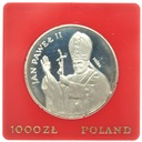 PRÓBA 1000 zł złotych 1982 Jan Paweł II SREBRO