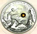 10 zł złotych 2002 Korea-Japonia BURSZTYN SREBRO