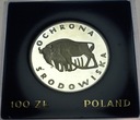 100 zł złotych 1977 Żubr Ochrona Środowiska