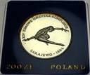 200 zł złotych 1984, Igrzyska Sarajewo SREBRO