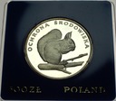 500 zł złotych 1985 Wiewiórka Ochrona Środowiska