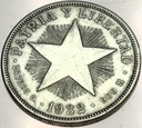 Kuba 1 peso 1932, SREBRO Ag