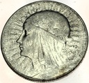 5 zł złotych 1933 Głowa kobiety Polonia SREBRO