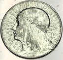 5 zł złotych 1934 Głowa kobiety Polonia SREBRO
