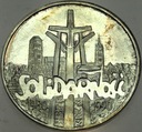 100000 zł złotych 1990 Solidarność TYP A SREBRO