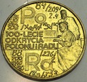 2 zł złote 1998 Skłodowska Polon i rad